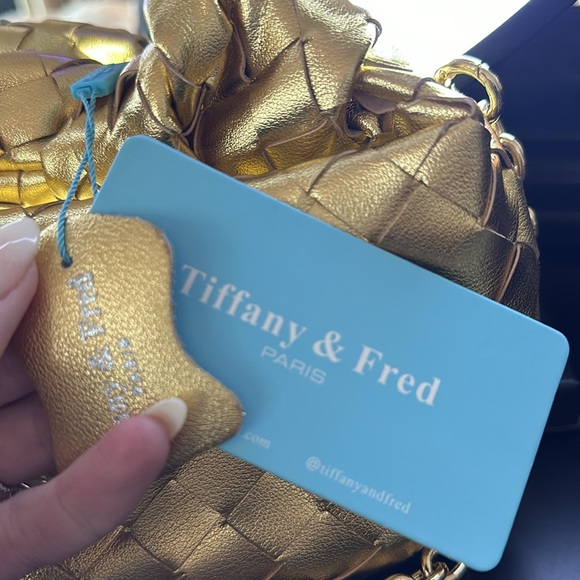 Tiffany & Fred gold woven bag - Picture 3 of 9